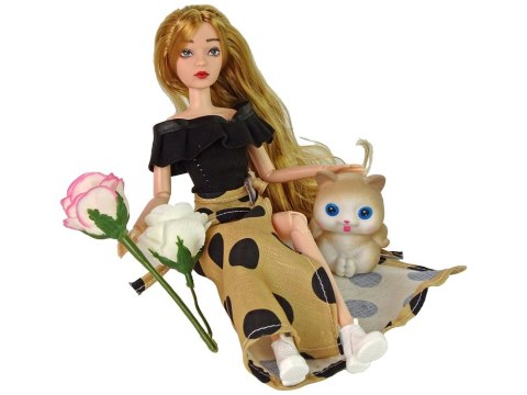 Lalka Emily z Kotkiem Różami Długie Włosy Lalka Emily z Kotkiem Różami Długie Włosy