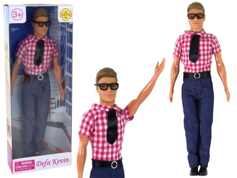 Lalka Dla Dzieci Mężczyzna Kevin Elegancki Strój Koszula Czerwona Lalka Dla Dzieci Mężczyzna Kevin Elegancki Strój Koszula Czerwona