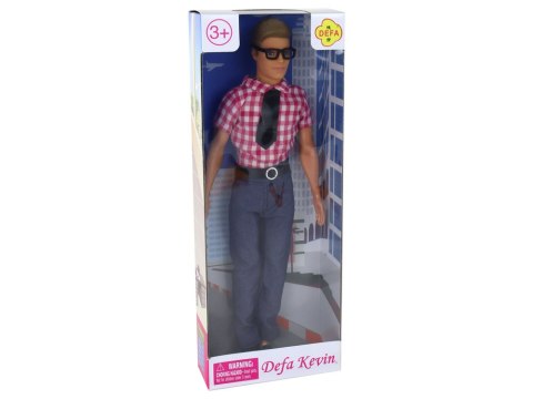 Lalka Dla Dzieci Mężczyzna Kevin Elegancki Strój Koszula Czerwona Lalka Dla Dzieci Mężczyzna Kevin Elegancki Strój Koszula Czerwona