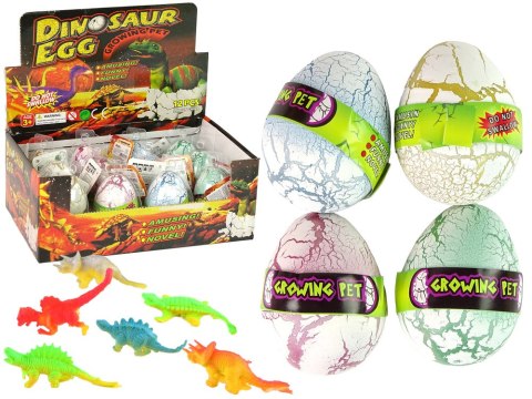 Wykluwające się Magiczne Jajko Dinozaura Rosnące 6 cm Białe Wykluwające się Magiczne Jajko Dinozaura Rosnące 6 cm Białe