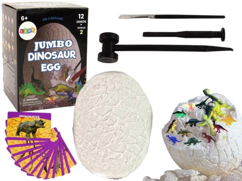 Zestaw Archeologiczny Wykopaliska Ogromne Jajo 12 Figurek Dinozaur Zestaw Archeologiczny Wykopaliska Ogromne Jajo 12 Figurek Dinozaur