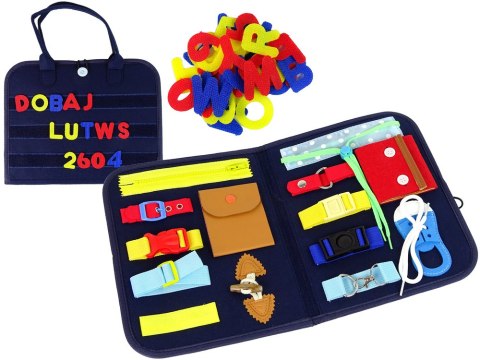Walizka Tablica Manipulacyjna Sensoryczna Dla Malucha Walizka Tablica Manipulacyjna Sensoryczna Dla Malucha