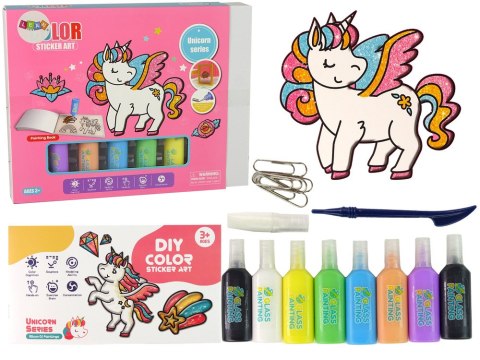 Naklejki Na Okno Meble Jednorożec DIY 8 Kolorów Brokat Naklejki Na Okno Meble Jednorożec DIY 8 Kolorów Brokat